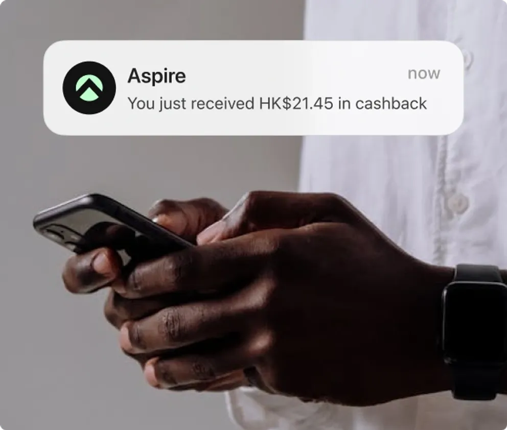 Aspire virtual corporate cards with cashback