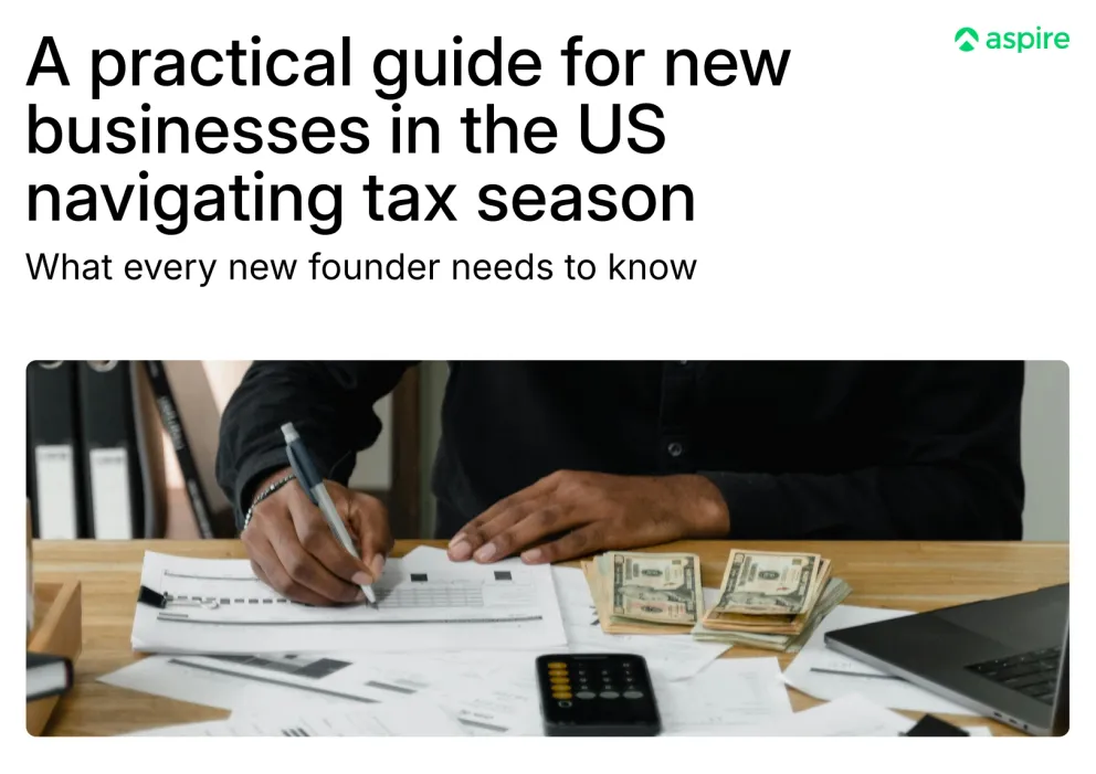 US tax season guide cover