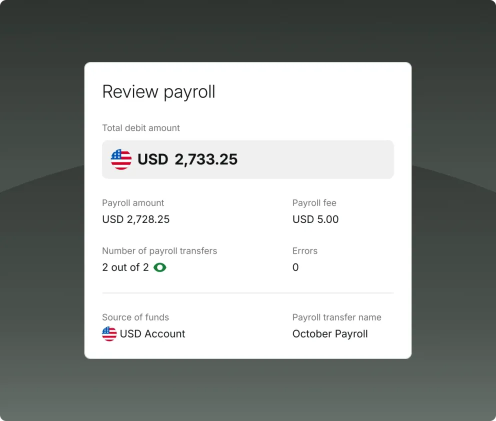 Time off and expenses