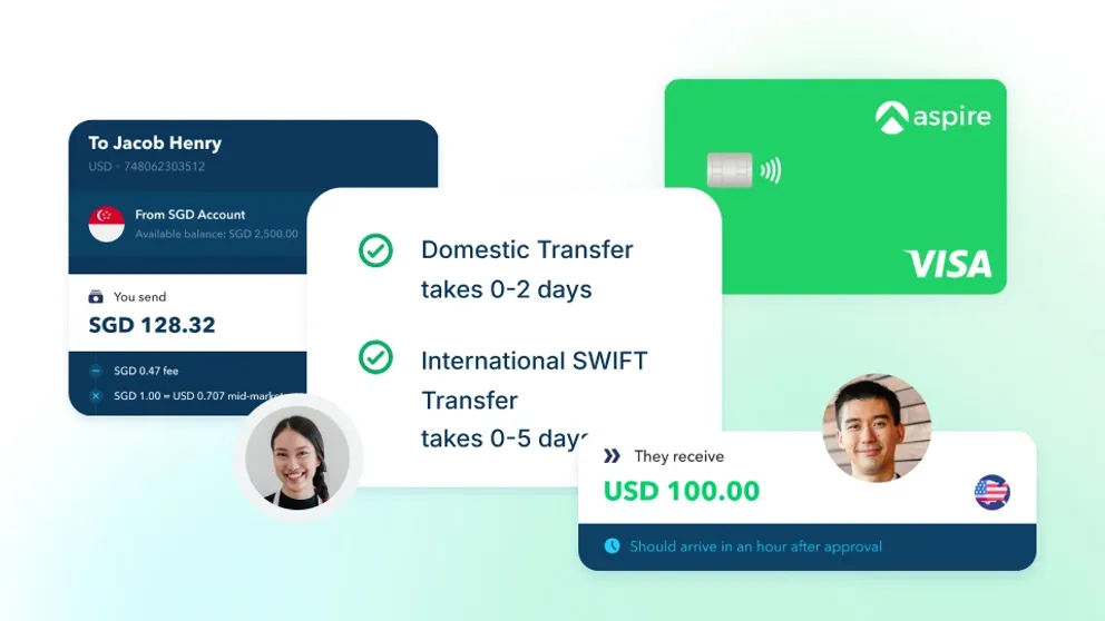 Hold and pay in foreign currency, with free local transfers