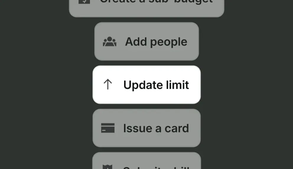 Aspire card spend limit controls