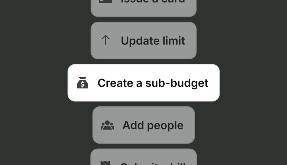 Multi-level budgets across teams