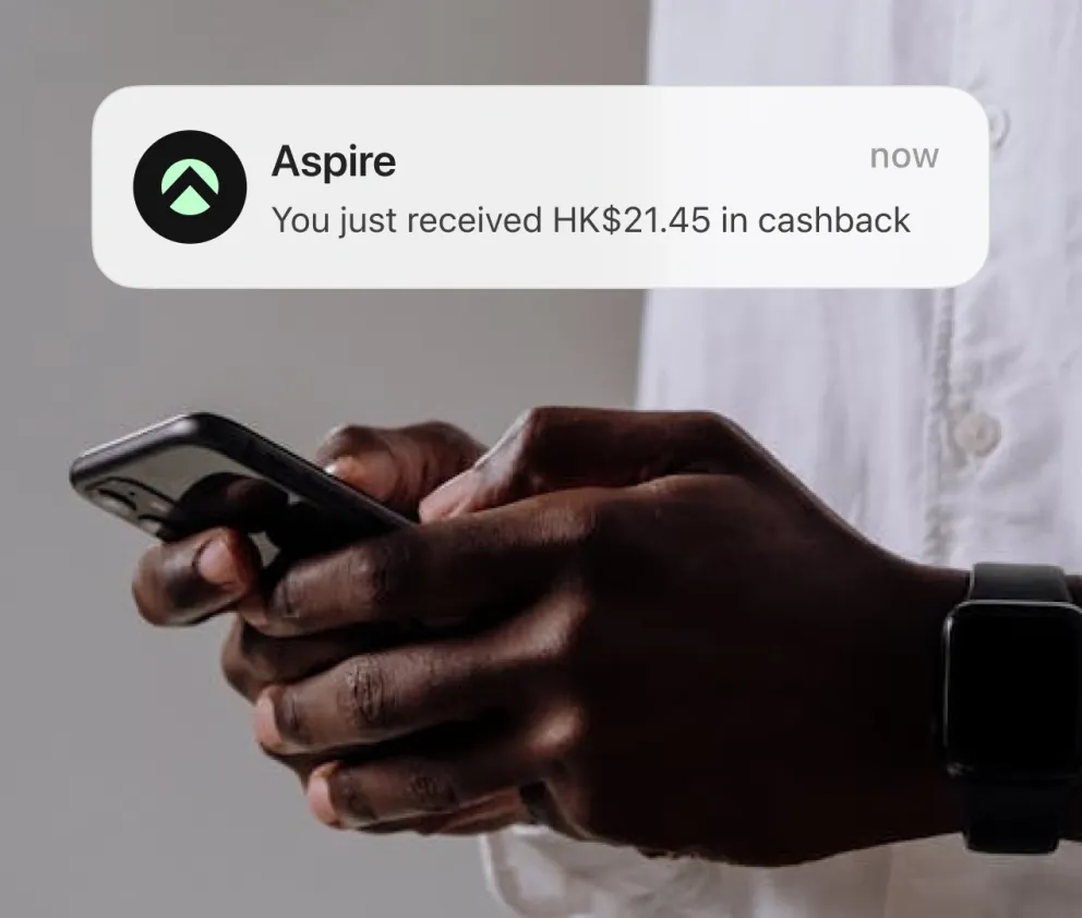 Aspire virtual corporate cards with cashback