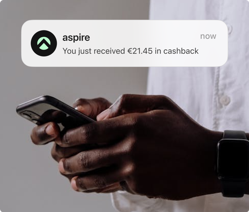 Cashback earned on Aspire card spend