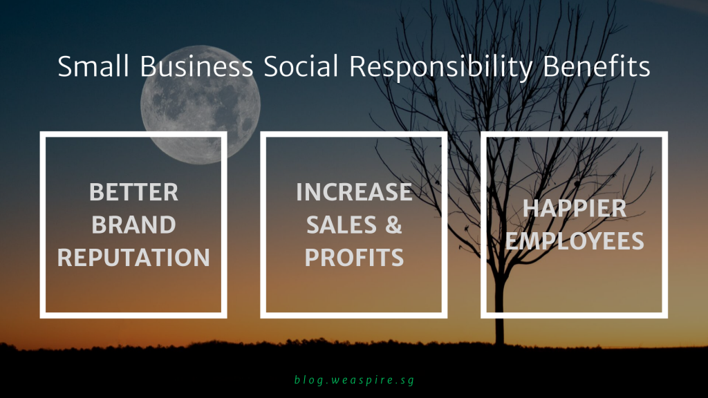 BENEFITS of Small Business Social Responsibility