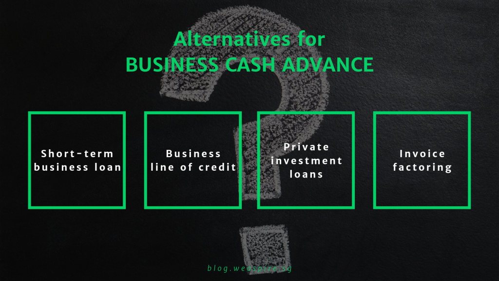 Alternatives to business cash advance