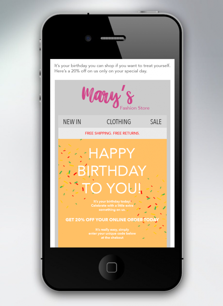 Personalised customer service to improve sales and customer retention