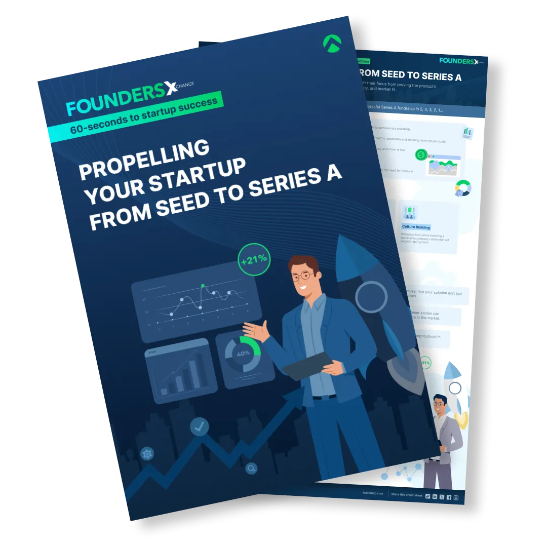 60s to Startup Success: Taking your business from Seed to Series A — booklet