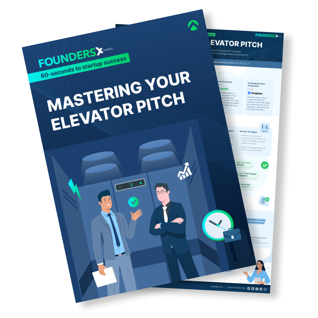 60s to Startup Success: Mastering Your Elevator Pitch — booklet